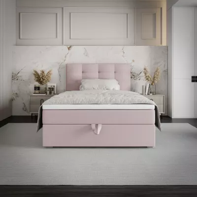 Einzelbett 100x200 STIG 8 mit Stauraum - rosa