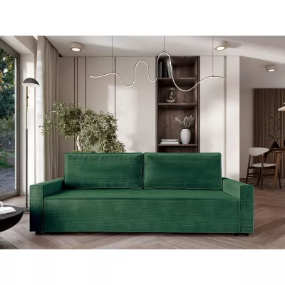 Schlafsofa BADIRA – Flaschengrün