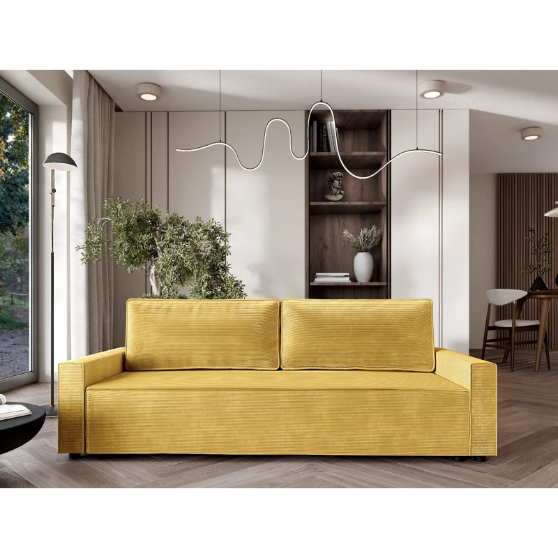 Schlafsofa BADIRA - gelb