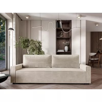 Schlafsofa BADIRA – hellbeige