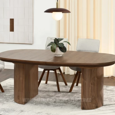 Ovaler Ausziehtisch 200(300)x110 ANTOS - Walnuss