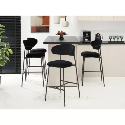 Barhocker SABINA - schwarz