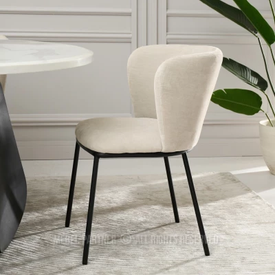 Esszimmerstuhl DALMACIJA - beige / schwarz