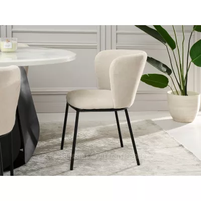 Esszimmerstuhl DALMACIJA - beige / schwarz