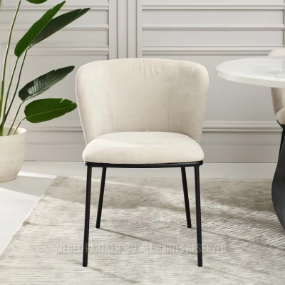 Esszimmerstuhl DALMACIJA - beige / schwarz
