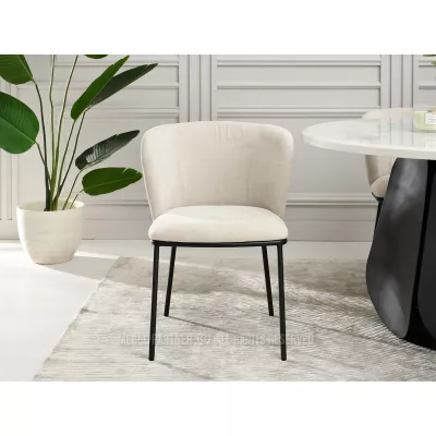 Esszimmerstuhl DALMACIJA - beige / schwarz