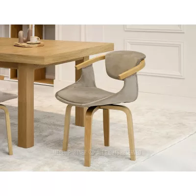 Esszimmerstuhl ADALIZ - beige / Eiche