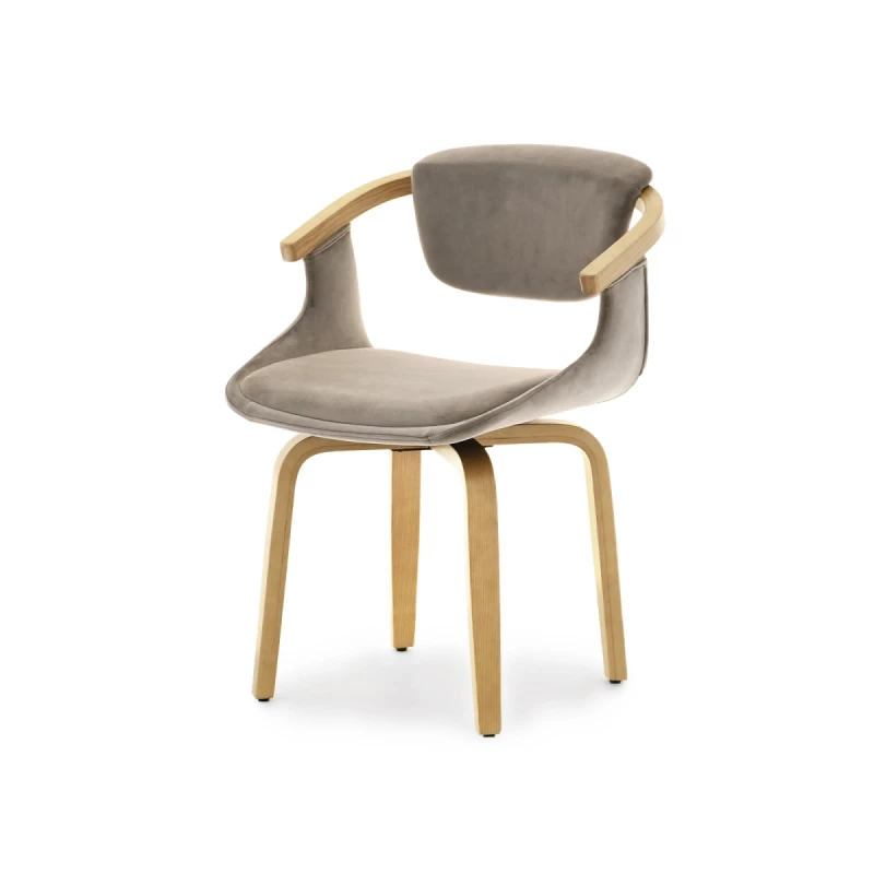 Esszimmerstuhl ADALIZ - beige / Eiche