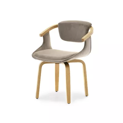 Esszimmerstuhl ADALIZ - beige / Eiche