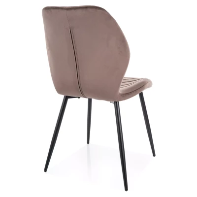 Esszimmerstuhl SHABANA – Cappuccino/Schwarz