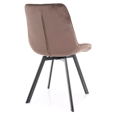 Esszimmerstuhl EIRA – Cappuccino/Schwarz
