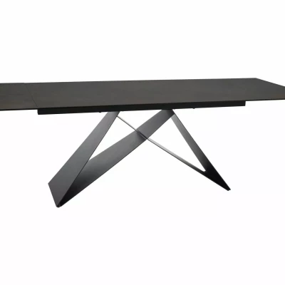 Ausziehbarer Esstisch 160(240)x90 VIDOR - braun/schwarz