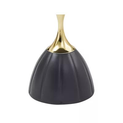 SANJAR Beistelltisch - schwarz/gold