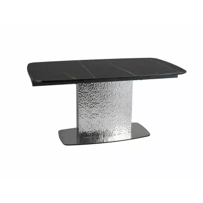 Ausziehbarer Designertisch 160(240)x90 RENIS - schwarz/silber