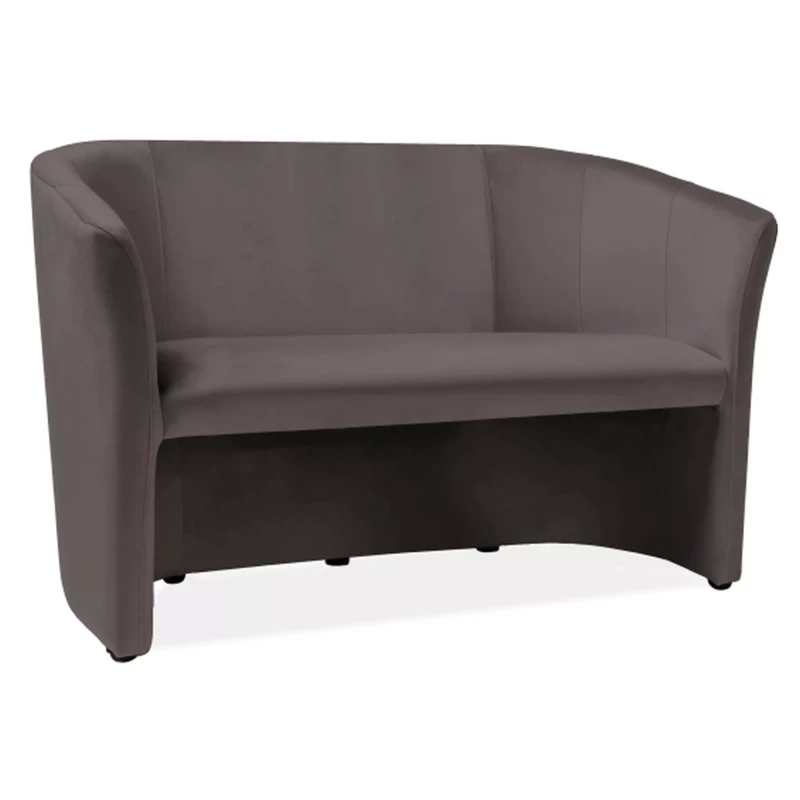 Zweisitzer-Sofa SINDY 2 - grau