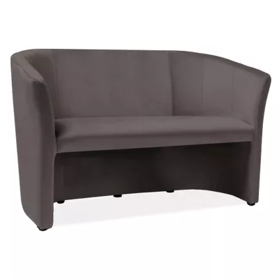 Zweisitzer-Sofa SINDY 2 - grau