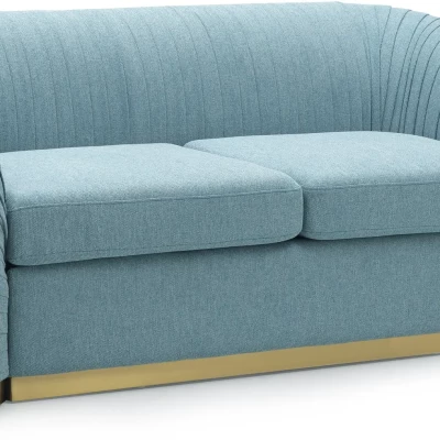 Zweisitzer-Sofa DALENA - hellblau