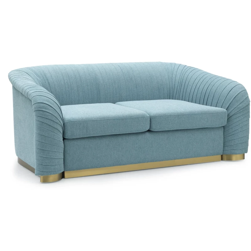 Zweisitzer-Sofa DALENA - hellblau