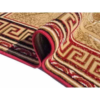 Gemusterter Teppich 200x300 cm LUKEN - rot / beige