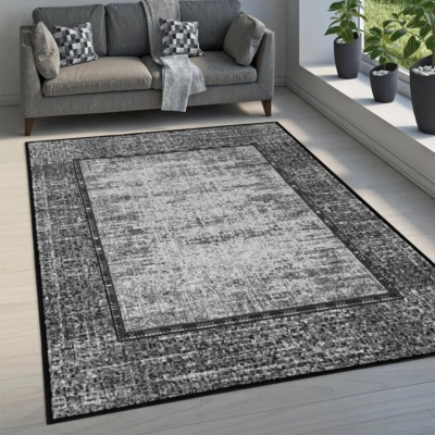Geometrischer Stückteppich 50x90 cm LUKEN - grau