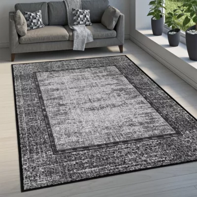 Geometrischer Stückteppich 50x90 cm LUKEN - grau