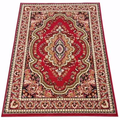 Rechteckiger Teppich 140x190 cm LUKEN - rot