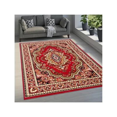 Rechteckiger Teppich 140x190 cm LUKEN - rot