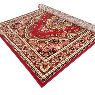 Rechteckiger Teppich 140x190 cm LUKEN - rot