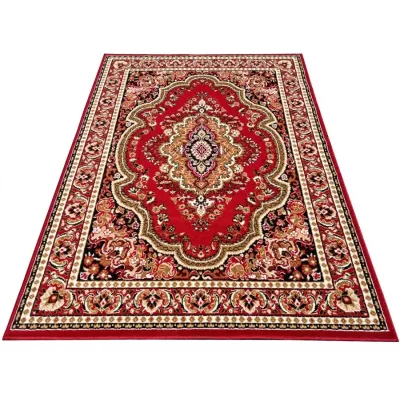 Rechteckiger Teppich 80x150 cm LUKEN - rot