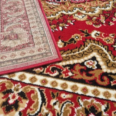 Rechteckiger Teppich 80x150 cm LUKEN - rot