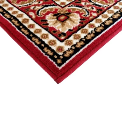 Rechteckiger Teppich 80x150 cm LUKEN - rot