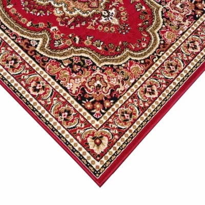 Rechteckiger Teppich 80x150 cm LUKEN - rot