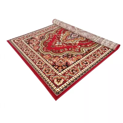Rechteckiger Teppich 80x150 cm LUKEN - rot