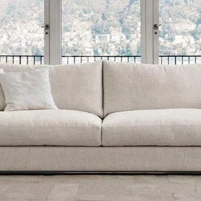 MAKLESA Zweisitzer-Schlafsofa – beige
