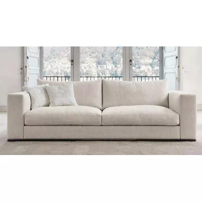 MAKLESA Zweisitzer-Schlafsofa – beige