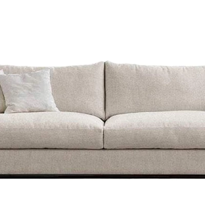 MAKLESA Zweisitzer-Schlafsofa – beige