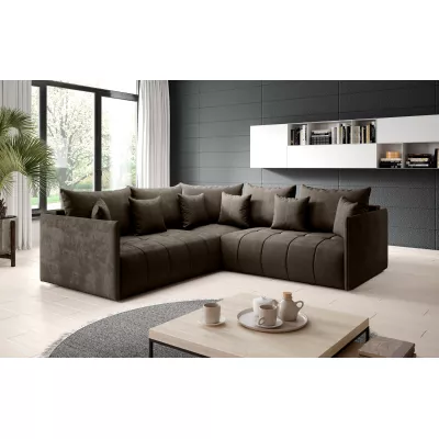 Ecksofa-Set VALENTINI - braun