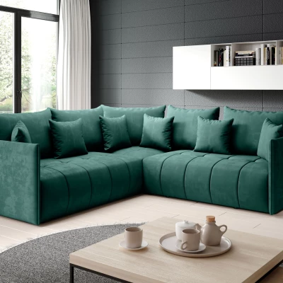 Ecksofa-Set VALENTINI – grün