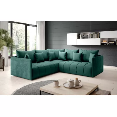 Ecksofa-Set VALENTINI – grün