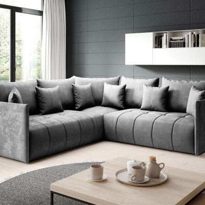 Ecksofa-Set VALENTINI - hellgrau