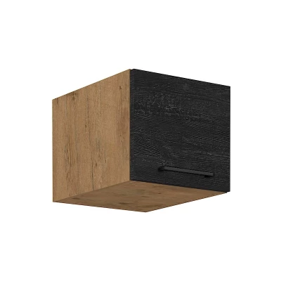 Oberschrank mit Flügeltüren VANYA – Breite 40 cm, Matera / Lancelot-Eiche