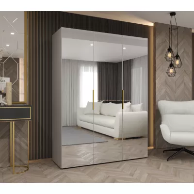 Spiegelschrank 150 cm RABIA - Kaschmir / Gold