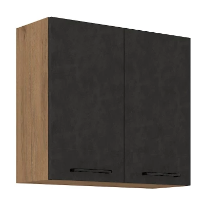 Küchenhängeschrank VANYA – Breite 80 cm, Matera / Lancelot-Eiche