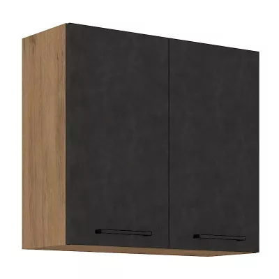 Küchenhängeschrank VANYA – Breite 80 cm, Matera / Lancelot-Eiche