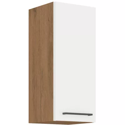 Küchenhängeschrank VANYA – Breite 30 cm, weiß / Lancelot-Eiche