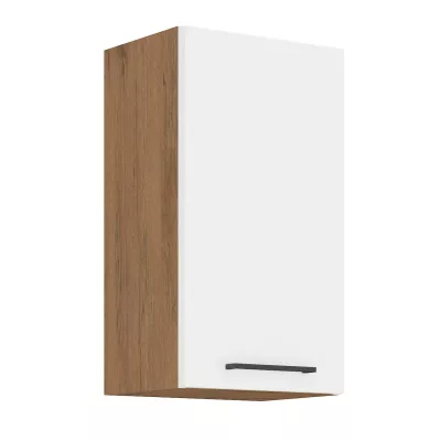 Küchenhängeschrank VANYA – Breite 45 cm, weiß / Lancelot-Eiche
