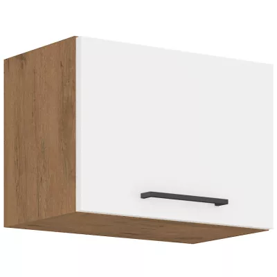 Dunstabzugsschrank VANYA – Breite 50 cm, Weiß / Eiche Lancelot