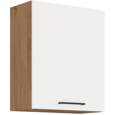 Küchenhängeschrank VANYA – Breite 60 cm, weiß / Lancelot-Eiche