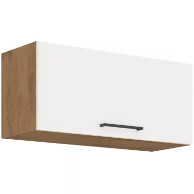 Dunstabzugsschrank VANYA – Breite 80 cm, Weiß / Eiche Lancelot