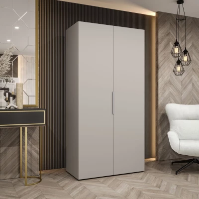 Kleiderschrank 100 cm TUANA - Kaschmir